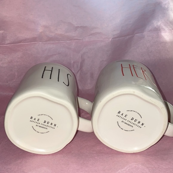 Rae Dunn His & Hers Mugs - Picture 5 of 5